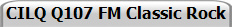 CILQ Q107 FM Classic Rock